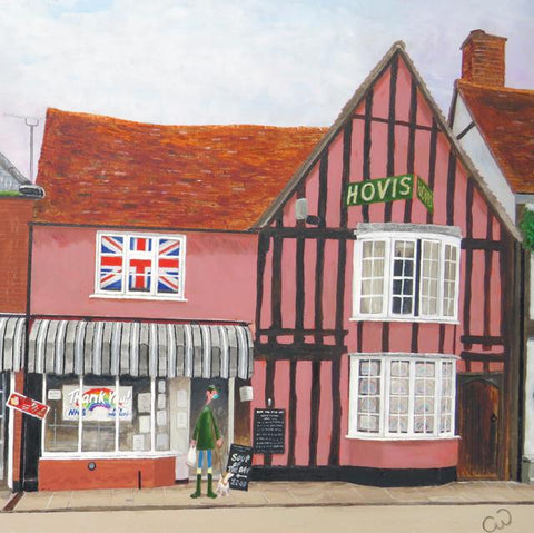 Chris Williamson, The Union Flag, Blank Fine Art Greeting Card