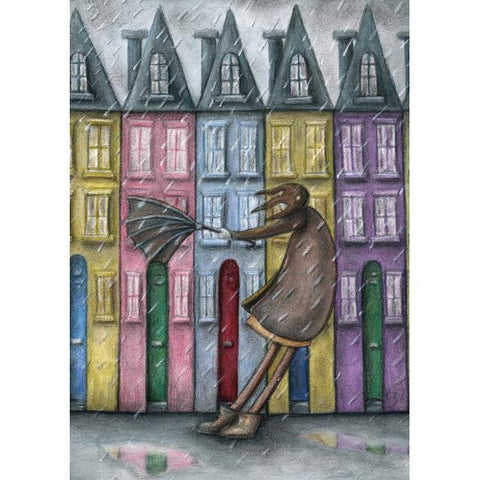 Dotty Earl, Summertime, Fine Art Greeting card, Blank Inside