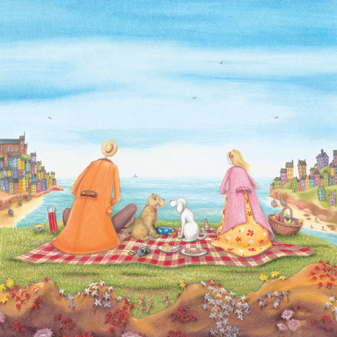 Dotty Earl, Chaperones, Fine Art Greeting card