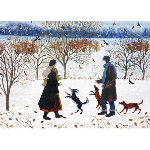 Dee Nickerson, Snowballs, Fine Art Greeting Card