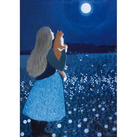 Dee Nickerson, By The Light Of The Silvery Moon, Art Card