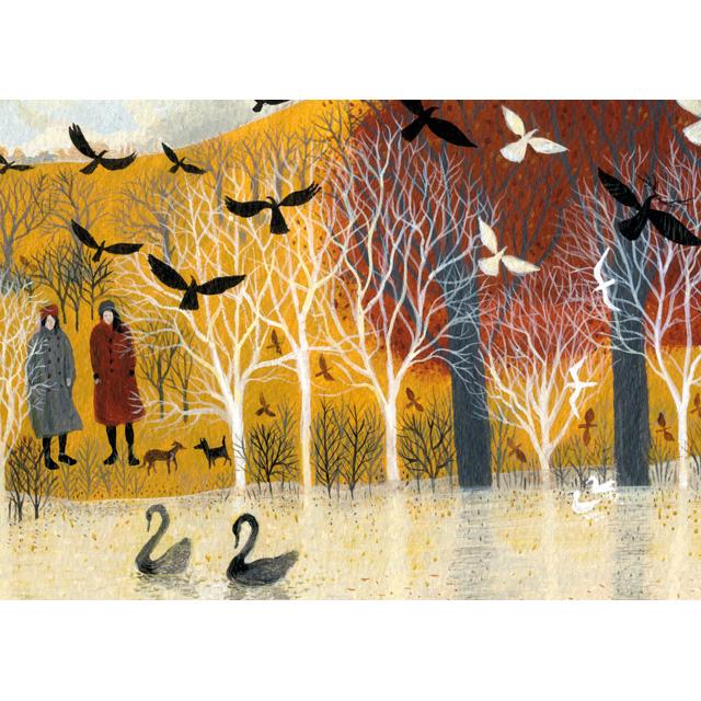 Dee Nickerson, Down By The Water, Blank Art Card