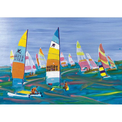 Geoff Hargraves, Regatta, Fine Art Greeting Card