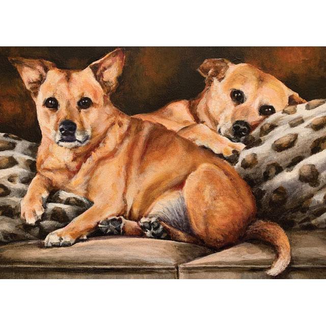 Helen Eaton, At Home, Fine Art Greeting Card