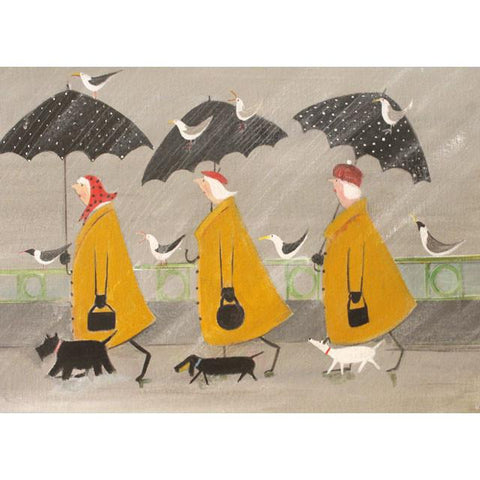 Jennifer Verny-Franks, Elegant Ladies Walking, Art Card