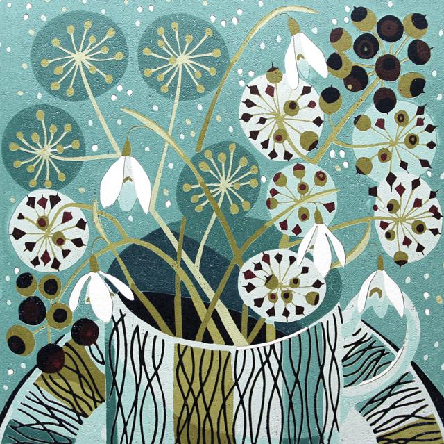 Jenny Hancock, Winter Cup, Fine Art Greeting Card