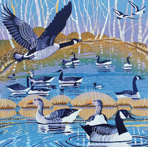 Jenny Hancock, Sanctuary (Birds), Blank Art Card