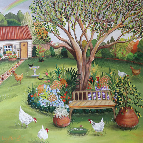 Lizzy Newcomb, After The Rain, Blank Art Card