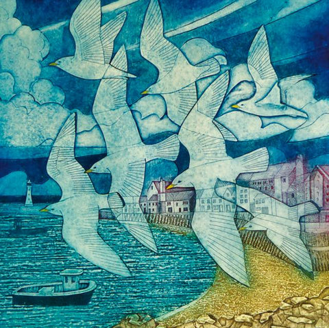 Laurie Rudling, See Birds, Fine Art Greeting Card