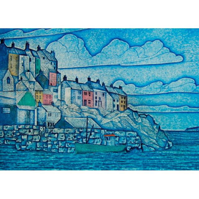 Laurie Rudling, Home Port, Fine Art Greeting Card
