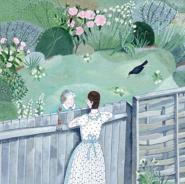 Mani Parkes, Social Bubbles, Art Card