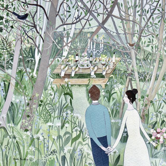 Mani Parkes, Wedding Magic, Fine Art Greeting card