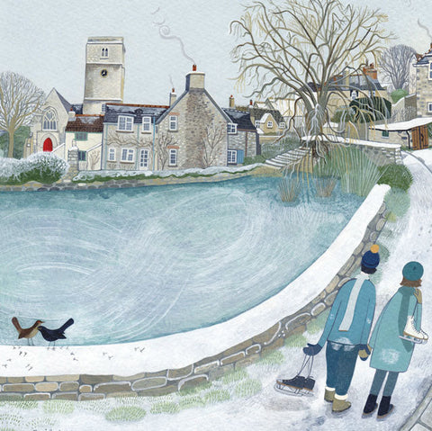 At The Frozen Mill Pond