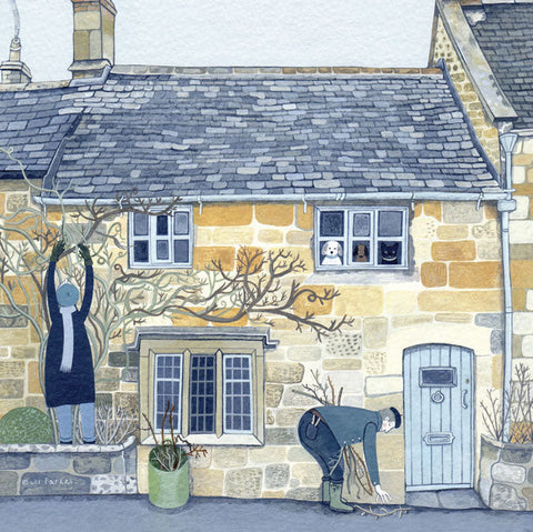 Mani Parkes, A Helping Hand, Blank Art Card