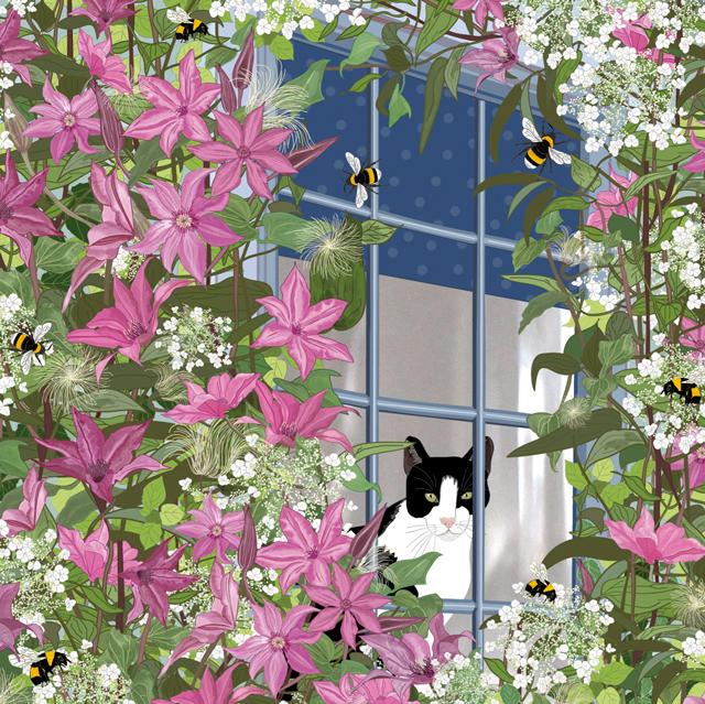 Mig Wyeth, At The Window, Art Card