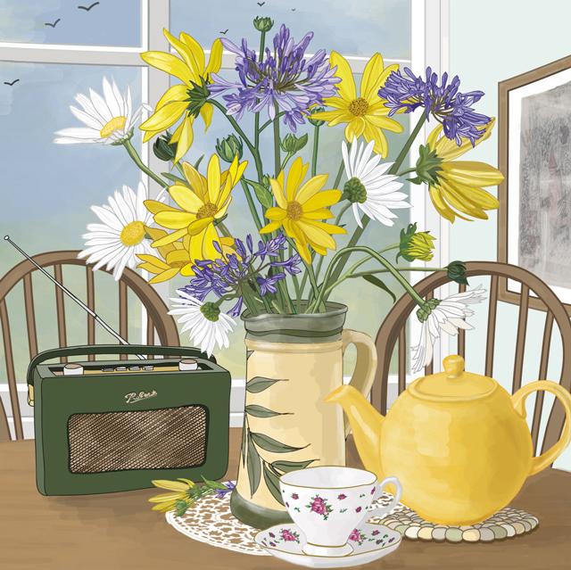 Mig Wyeth, Teatime, Art Card