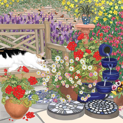 Mig Wyeth, Absolute Bliss (Cat), Fine Art Greeting Card