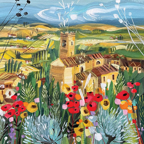 Natalie Rymer, Beauty In The Valley, Fine Art Greeting card