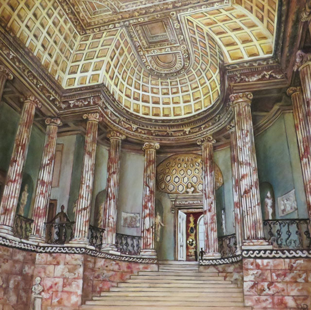 Paul Minter, Marble Hall, Holkham Hall, Fine Art Greeting Card