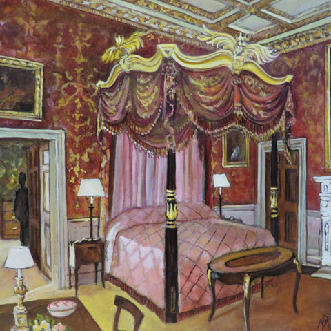 Paul Minter, The Parrot Bedroom, Holkham Hall, Fine Art Greeting Card