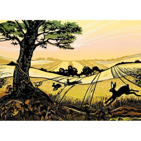 Summer Field With Hares