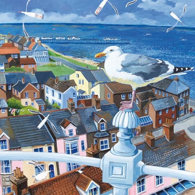 Stephanie Lambourne, Rooftops, Art Card