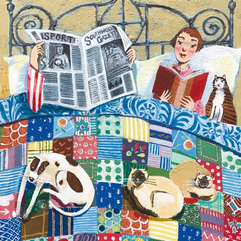 Stephanie Lambourne, Sunday Morning, Art Card