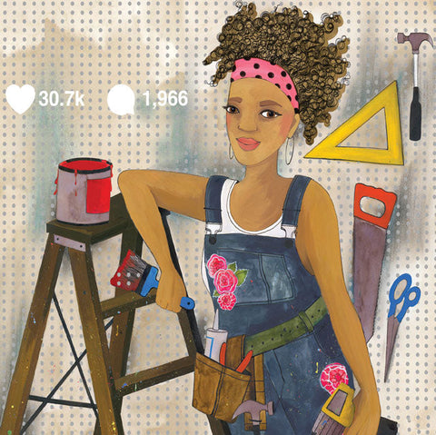 Trisha Krauss, Influencer, Blank Art Card
