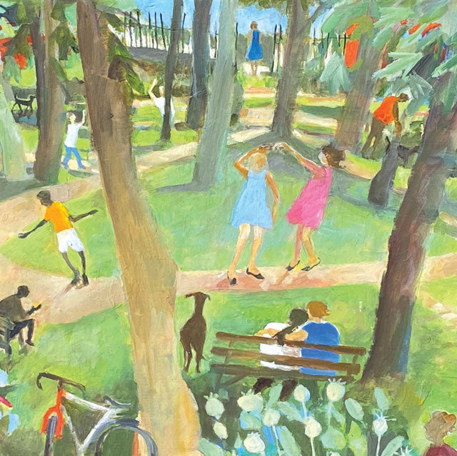 Tessa Newcomb, Summer Evening, Fine Art Greeting card