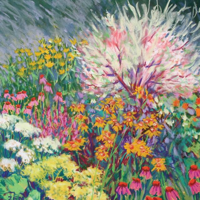 Zoe Elizabeth Norma, Hattie's Garden, Fine Art Greeting Card