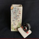 Spell Box Keepsake Pot - handmade ceramic