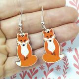 Fox Drop Earrings