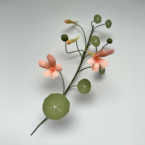 Hanging Nasturtium - Flower Sculpture