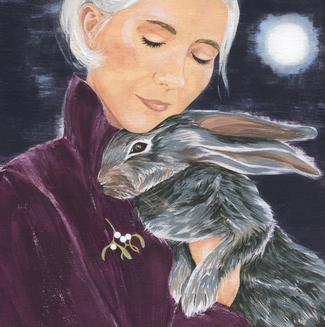 A fine art greeting card by painter Helen Braid