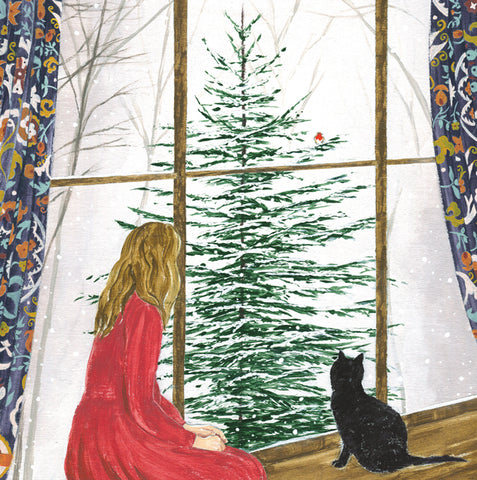 A fine art greeting card by painter Helen Braid