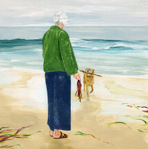 A fine art greeting card by painter Helen Braid