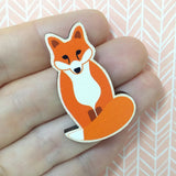 Fox Pin Badge
