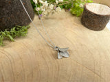 Silver Petal Necklace by Curious Magpie Jewellery (3)
