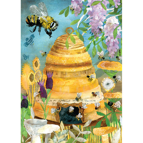 A fine art greeting card by mixed media artist Hayley Noakes