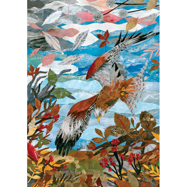 A fine art greeting card by mixed media artist Hayley Noakes