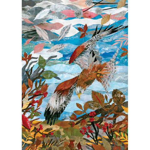 A fine art greeting card by mixed media artist Hayley Noakes