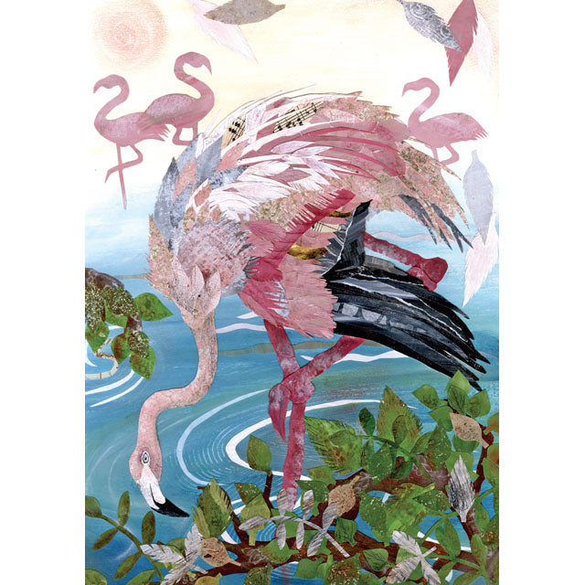 A fine art greeting card by mixed media artist Hayley Noakes