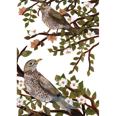 A fine art greeting card by mixed media artist Hayley Noakes