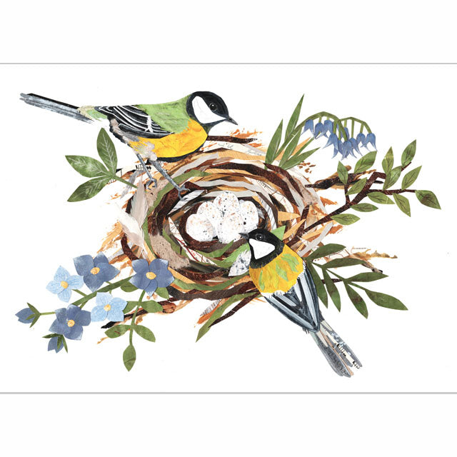 A fine art greeting card by mixed media artist Hayley Noakes