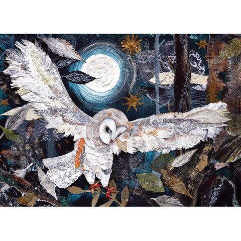 A fine art greeting card by mixed media artist Hayley Noakes