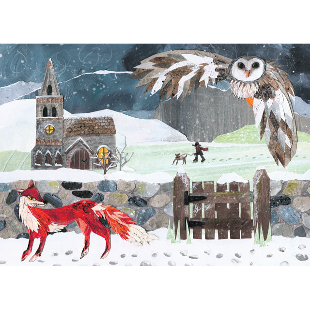 A fine art greeting card by mixed media artist Hayley Noakes