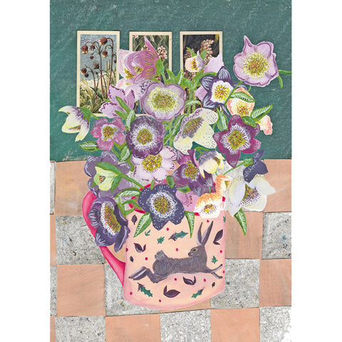 A fine art greeting card by mixed media artist Hayley Noakes
