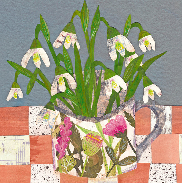 A fine art greeting card by mixed media artist Hayley Noakes