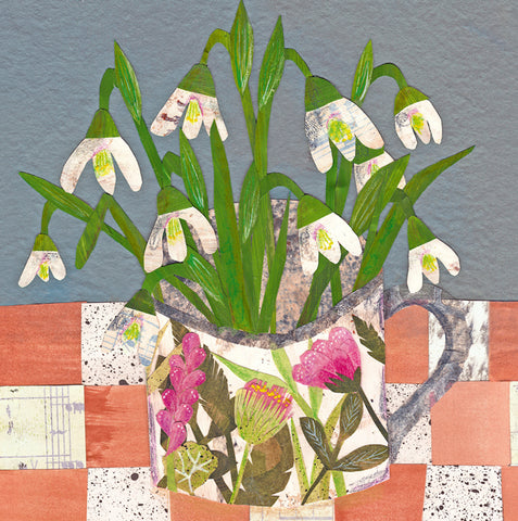 A fine art greeting card by mixed media artist Hayley Noakes