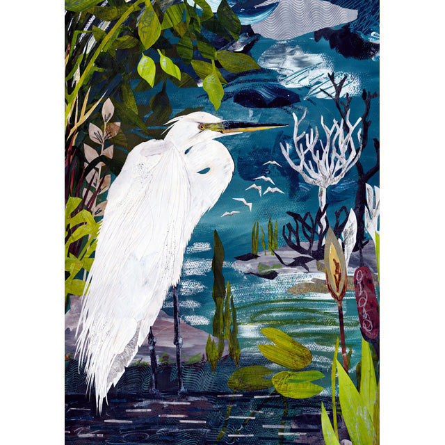 A fine art greeting card by mixed media artist Hayley Noakes